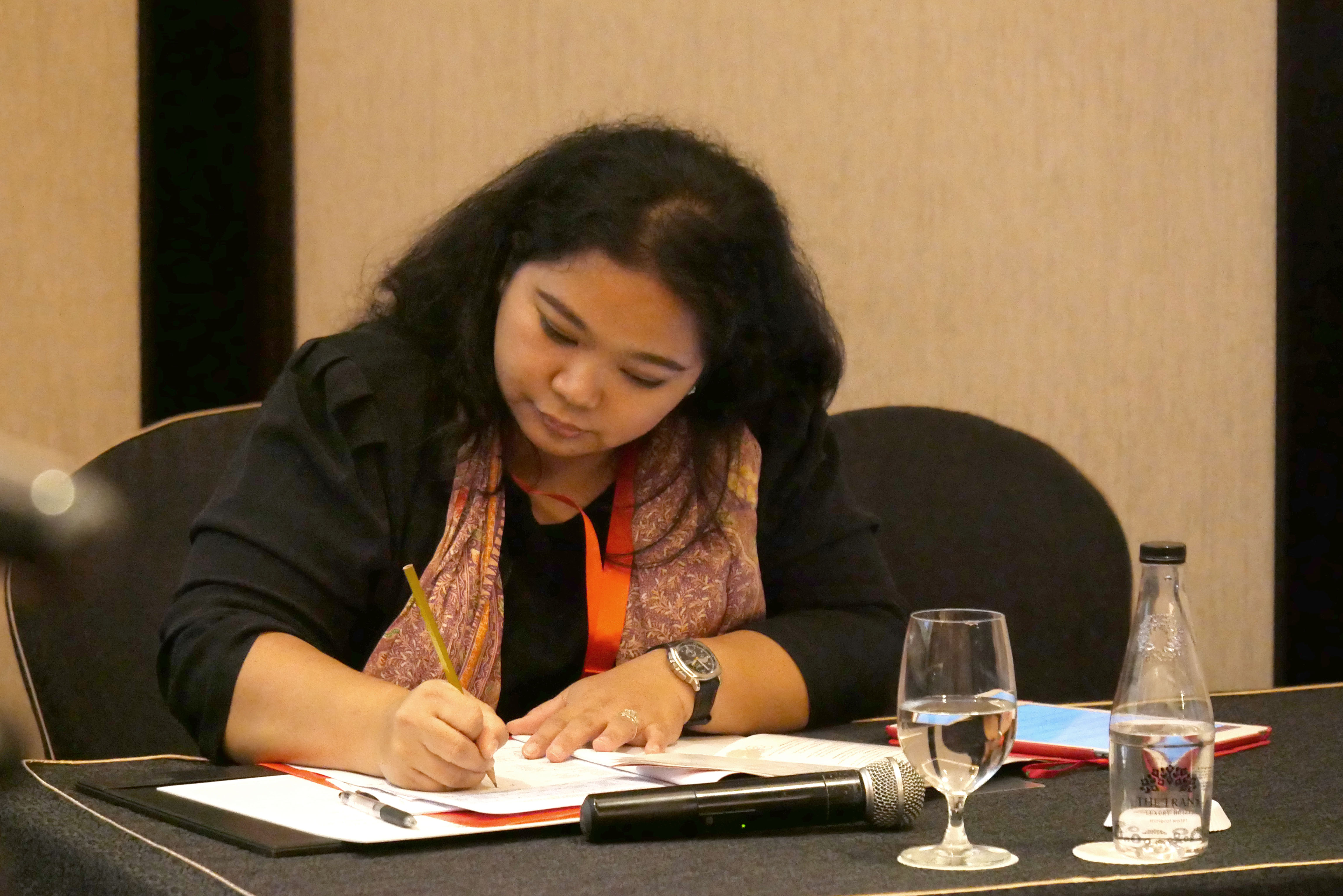 Oliva Hutagaol, M.Sc, as the Moderator in Call For Abstracts Presentation and Panel Discussion, ASEAN PR Conference in Bali, Indonesia